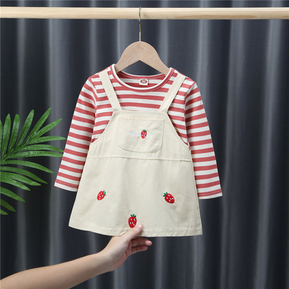 Stylish Girls' Autumn Dress - Perfect for Cooler Days
