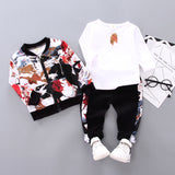 Stylish and Comfortable Three-Piece Suit for Kids - Perfect for Autumn