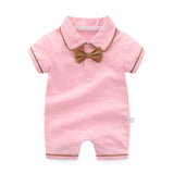 Comfortable and Stylish Baby Jumpsuit with Short Sleeves
