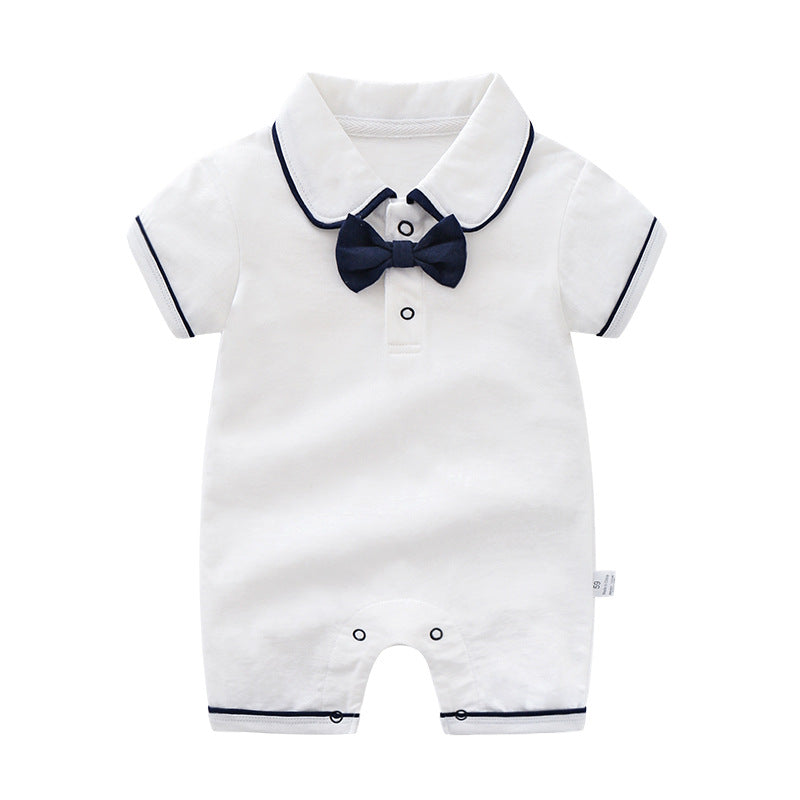 Comfortable and Stylish Baby Jumpsuit with Short Sleeves