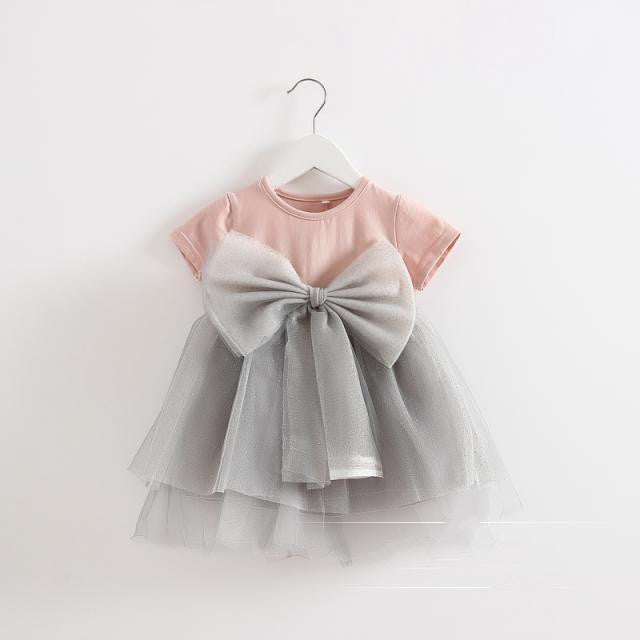 Adorable Short Sleeve Princess Dress for Girls