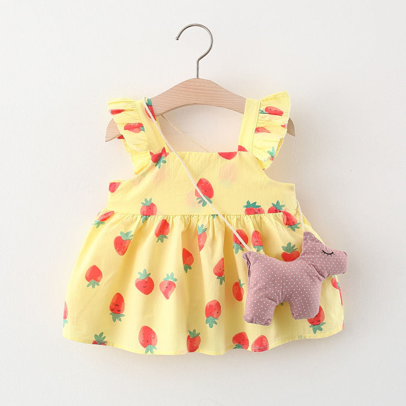 Adorable Sleeveless Summer Dress for Girls - Perfect for Playtime