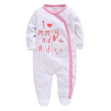 Simple and Sweet Spring and Autumn Baby One-piece