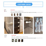 5PCs/lot Baby Drawer Lock Children Security Protection Child Drawer Do