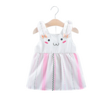 Simple Baby Girl Dress Sleeveless Cotton - Babbez
