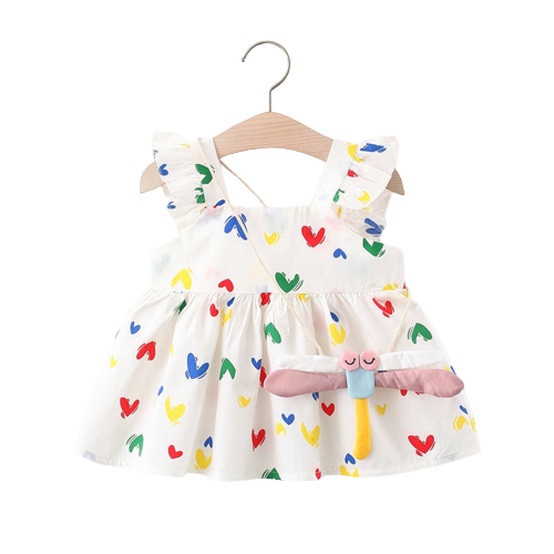 Cute and Colorful Summer Dress for Girls - Perfect for a Day Out
