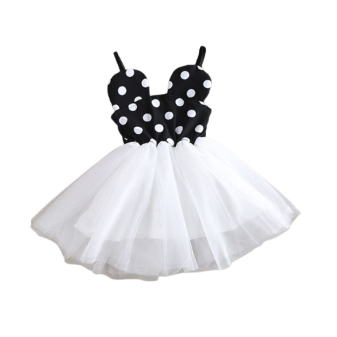 Baby Girl Polka Dot Birthday Party Princess Dresses - Babbez