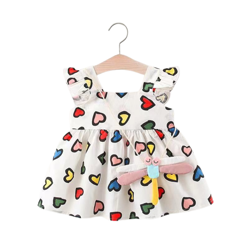 Add a Touch of Class to Your Little Girl's Wardrobe with Our Suspender Vest Princess Dress
