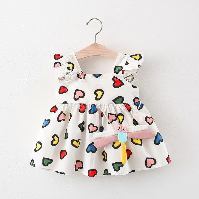 Add a Touch of Class to Your Little Girl's Wardrobe with Our Suspender Vest Princess Dress