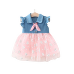 Baby Girl Fashion Mesh Princess Dress - Babbez