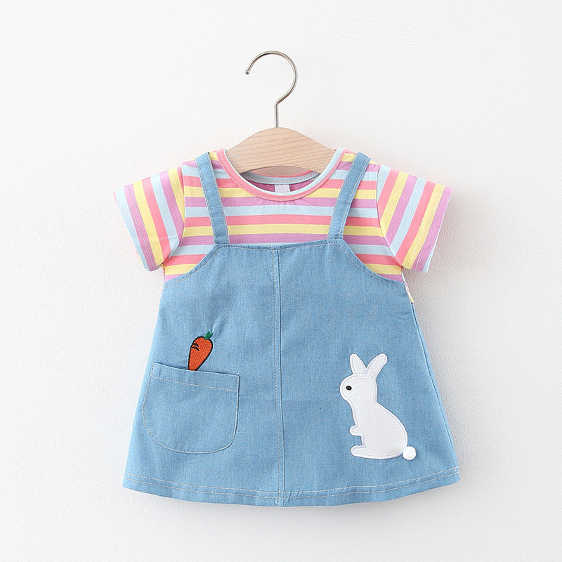 Dress Your Little Princess in Style with Our Suspender Vest Princess Dress