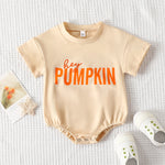 Halloween Loose Romper Letter Print Jumpsuit - Babbez