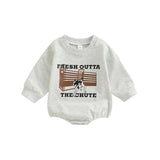 Stylish Striped Long Sleeve Bodysuit for Babies