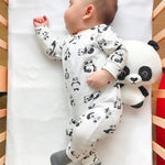 Romper Long Sleeve Print Jumpsuit Clothes Pajamas - Babbez