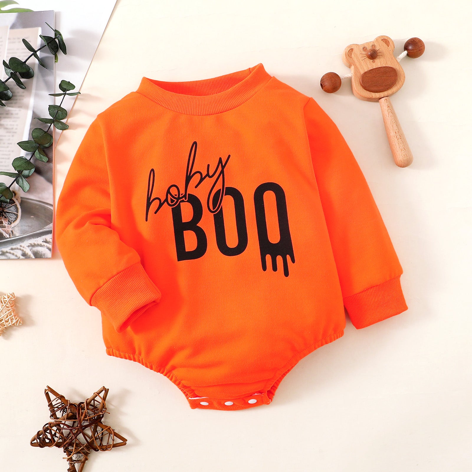 Get Your Baby Ready for the Trendy Fall Season with Our Ins Hot Style Long-sleeved One-piece Romper