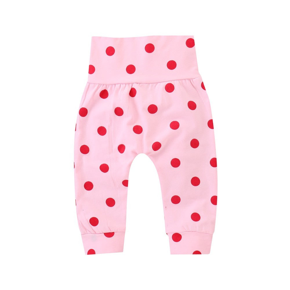 Cute Giraffe Polka Dot Printed Long Sleeve Children's Suit