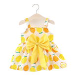 Cute Bow Strap Dress for Baby Girls - Perfect for Any Occasion
