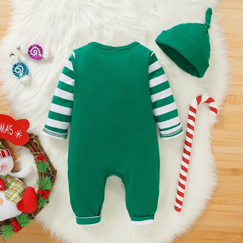 Get Your Little One Ready for the Festive Season with Cross Border Autumn and Winter Christmas Baby Jumpsuit