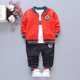 Stylish and Comfortable Three-Piece Suit for Kids - Perfect for Autumn
