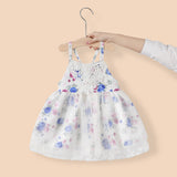 Stylish and Comfortable: Baby Girl's Summer Mesh Pleated Dress