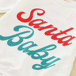 Ruffle Newborn Infant Girl Boy Christmas Outfits Long - Babbez