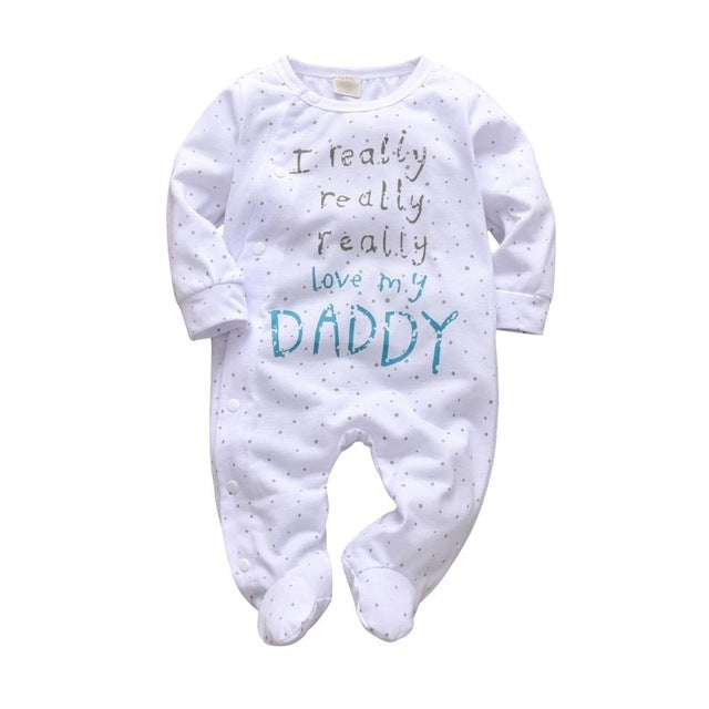 Adorable and Cozy Baby Romper - Long Sleeve Jumpsuit for Boys and Girls