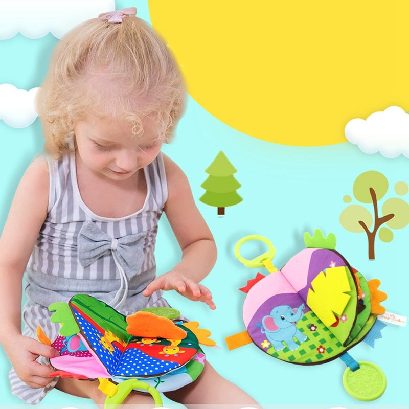 Baby Educational Toys Cloth Book - Babbez