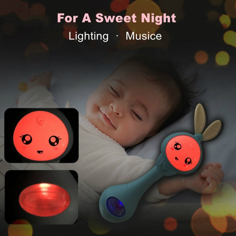 Baby Music Flashing Rattle Toys - Babbez
