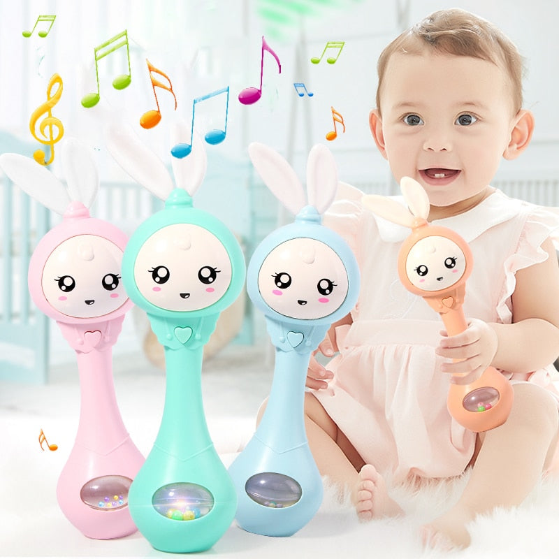 Baby Music Flashing Rattle Toys - Babbez
