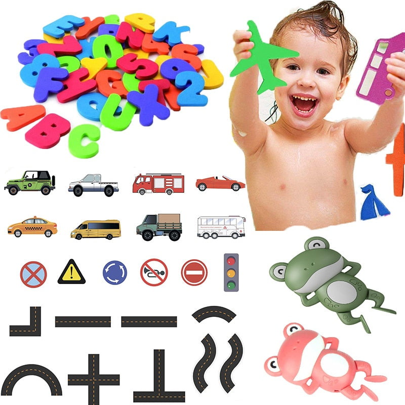 Letter Puzzle Baby Bath Toys - Babbez