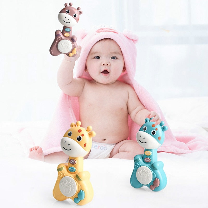 Baby Rattles Mobiles Hand Drum - Babbez
