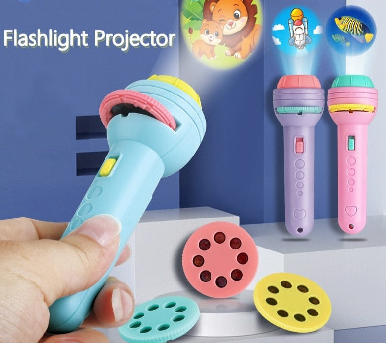 Flashlight Projector Torch Lamp Toy - BabbeZz
