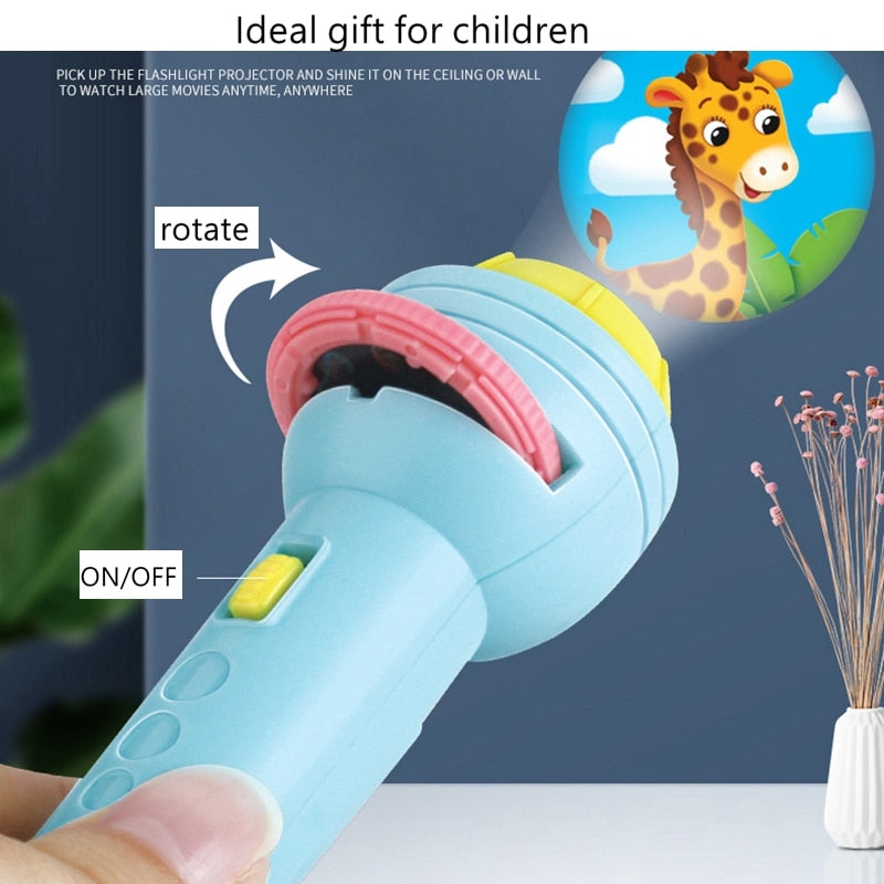 Flashlight Projector Torch Lamp Toy - Babbez