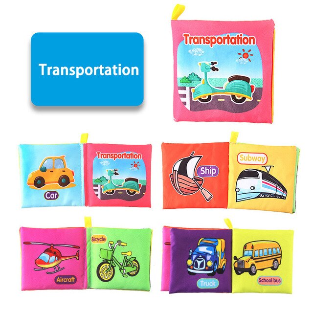 Baby Soft Cloth Book - BabbeZz