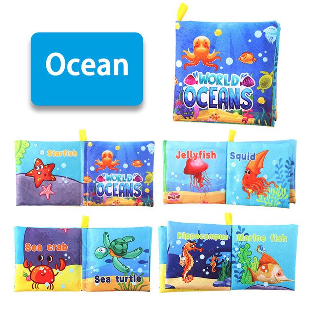 Baby Soft Cloth Book - Babbez
