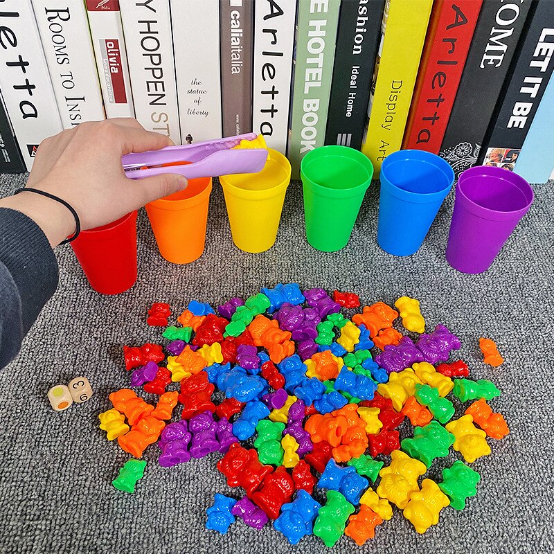 Children Rainbow Matching Game - Babbez