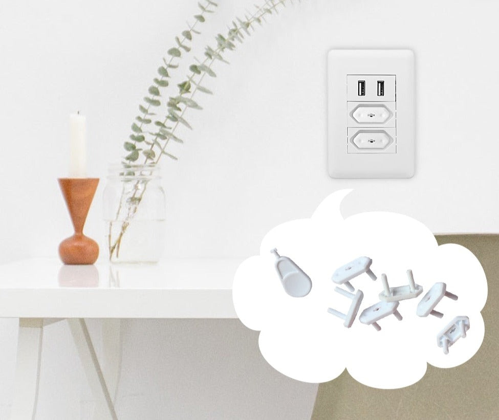 20pcs Power Socket Plug Protective - Babbez