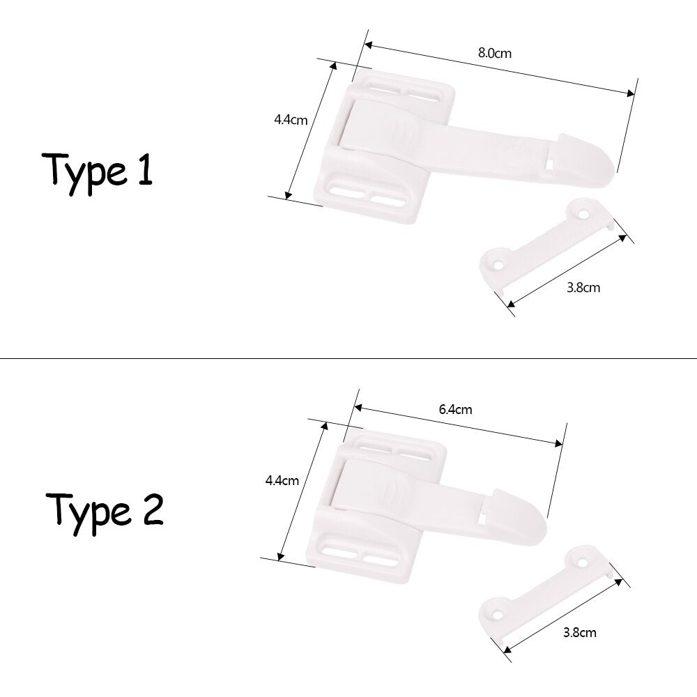 2pcs Baby Security Cabinet Door Lock - Babbez