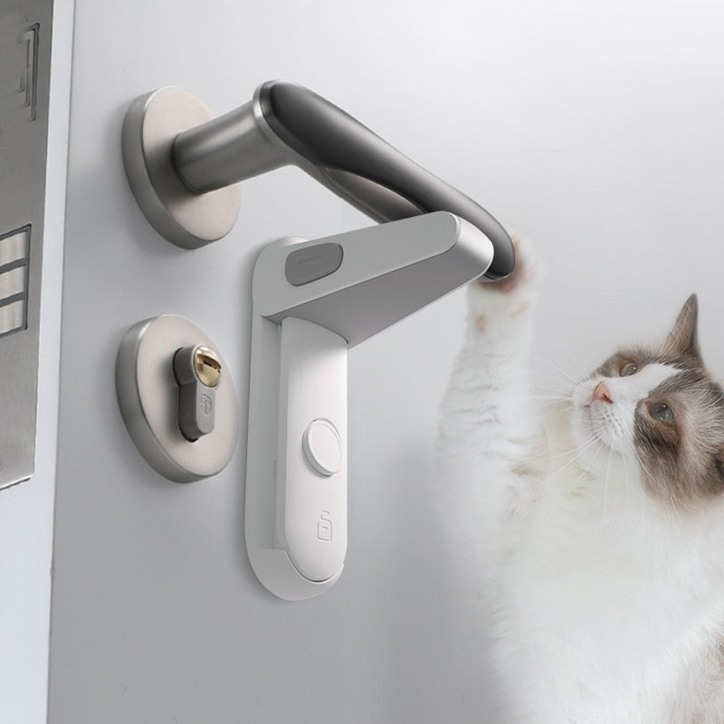 Door Lever Lock, Baby Proofing Door Handle Lock - Babbez