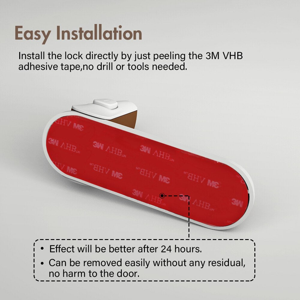 Door Lever Lock, Baby Proofing Door Handle Lock - Babbez