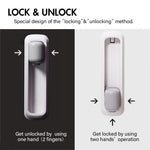 Door Lever Lock,Baby Proofing Door handle Lock - Babbez