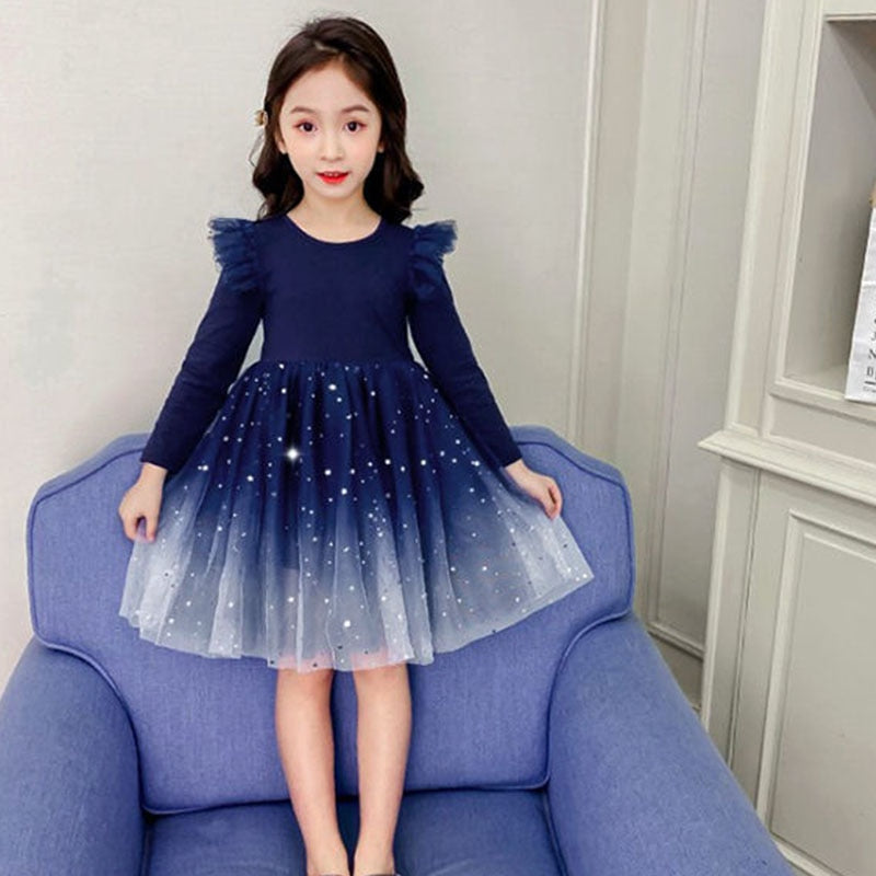 Girls Princess Bubble Dress - Babbez