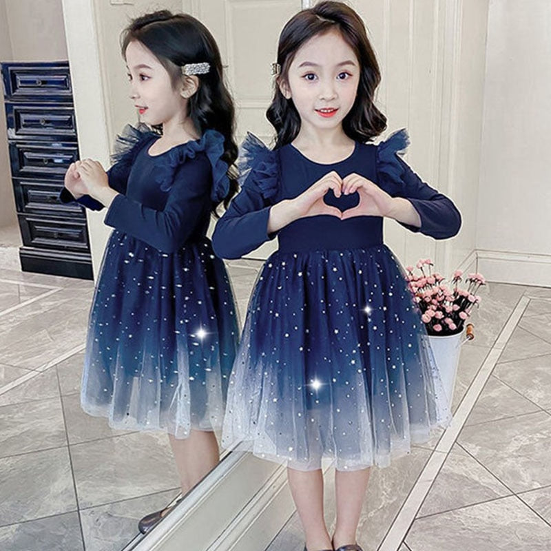 Girls Princess Bubble Dress - Babbez