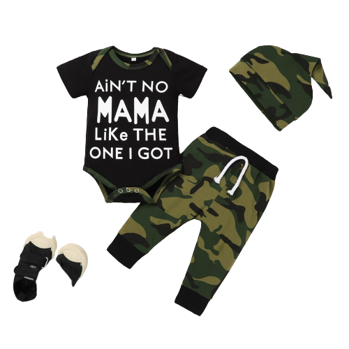 Summer Camouflage Baby Boy Clothes Set: Stylish and Comfortable Outfits for Your Little One
