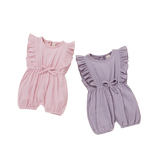 Summer Baby Ruffled Rompers for Girls - Babbez