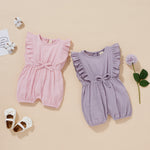 Summer Baby Ruffled Rompers for Girls - Babbez