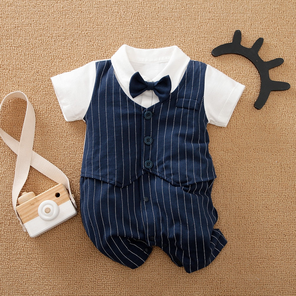 Dress Your Little One Like a Gentleman with our Baby Boy Rompers