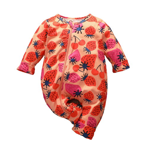 Floral Ruffles Winter Jumpsuit: Adorable Baby Girl Clothes for Newborns