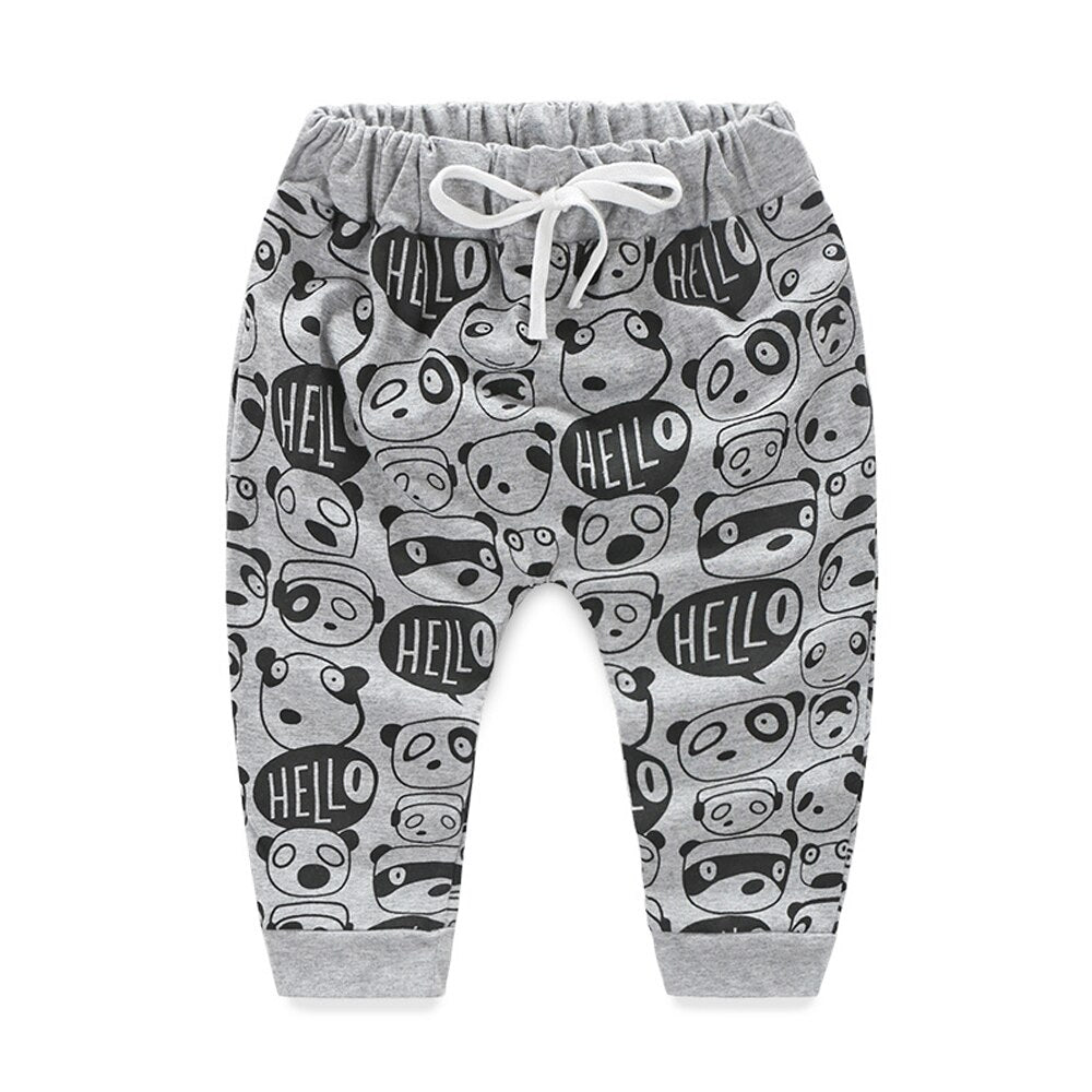 top and top Unisex Toddler Baby Boys girls Casual Clothing Sets Long Sleeve Letter Tshirt+Pants 2Pcs Infant Clothes Tracksuit - Babbez