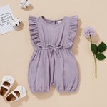 Summer Baby Ruffled Rompers for Girls - Babbez